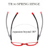 TR90 Magnetic Reading Glasses Portable Hanging Neck Reading Glasses Round Glasses Eyewear