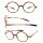 TR90 spectacle eye round design optics cheap granny reading glasses