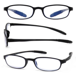 Comfortable Unisex plastic mens reading glasses