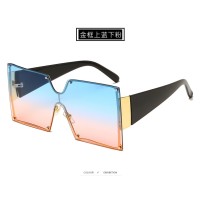2024 New Arrivals Fashion Designer Square Frame Trendy Women Oversized Shades Sunglasses