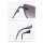 Square Cute Bee Design Mirror Womens Fashionable Sunglasses Trendy