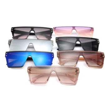 High Fashion Square Star Unisex Trendy Oversized Big Frame Womens Men Trendy Shades Sunglasses 2020