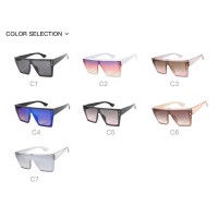 High Fashion Square Star Unisex Trendy Oversized Big Frame Womens Men Trendy Shades Sunglasses 2020