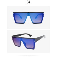 High Fashion Square Star Unisex Trendy Oversized Big Frame Womens Men Trendy Shades Sunglasses 2020