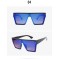 High Fashion Square Star Unisex Trendy Oversized Big Frame Womens Men Trendy Shades Sunglasses 2020