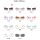 New Trendy Small Size Rectangle Frameless Women Men Ocean Lens Metal Sunglasses