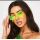 Hot Sale Fashion 2020 Rimless Frames Tinted Fire Dripping Shape Trendy Women Sunglasses