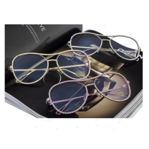 2020 Rhinestone Glasses Luxury Sunglasses Women