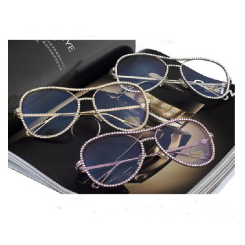 2023 Rhinestone Glasses Luxury Sunglasses Women