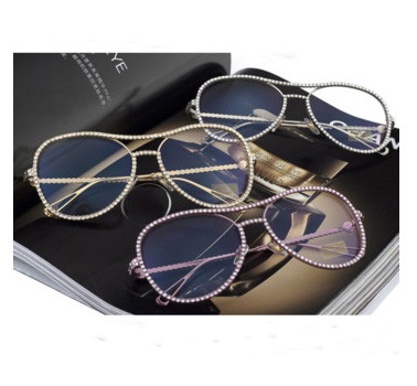 2023 Rhinestone Glasses Luxury Sunglasses Women
