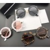 2020 Newest Fashion Round Unisex Luxury Brand Designer Women Bee Oval Sunglasses