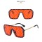 Oversize Rimless Women Vintage Glasses Fashion Shades Mirror Letter F Sunglasses