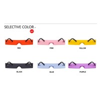 New Rectangle Women 2024 Fashion Luxury Brand Designer Small Lens Shades Personality UV400 Sunglasses