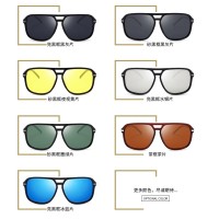Lentes De Sol Hombres Fashion Shades Men Hot Selling China Wholesale Vintage Polarized Driving Double Bridge Sunglasses