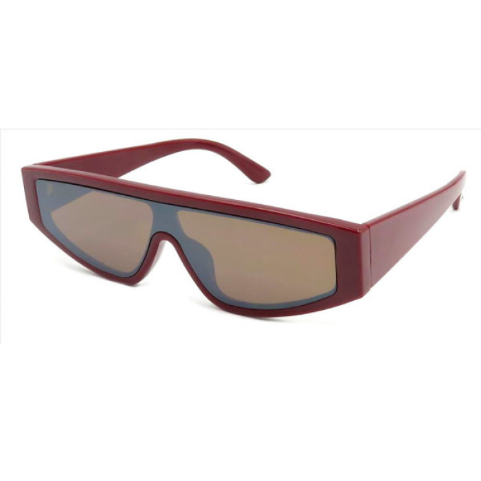 Trending Women Black Shades Fashion Integrated Sunglasses for Female Male