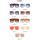Trending Women Black Shades Fashion Integrated Sunglasses for Female Male