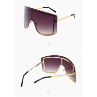 2024 Newest Big Frame Women Men Sunglasses Oversized Wholesale Retro Rimless Shades Sunglasses