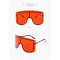 Newest Big Frame Women Men Sunglasses Oversized Wholesale Retro Rimless Shades Sunglasses