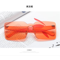 Vintage Transparent Conjoined Ocean Lenses Square Personal Wholesale USA Hot UV400 Sunglasses