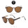 New Fashionable Round Korean Version of The Trend UV Sunglasses for Men and Women
