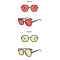 2024 wholesale low price hexagon hight quality trending kids sunglasses