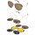 Fashion metal clip on sunglasses hot selling new style unisex style