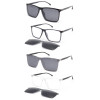 Fashion Acetate Injection clip on sunglasses hot selling new style unisex style