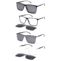 Fashion Acetate Injection clip on sunglasses hot selling new style unisex style