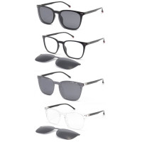 Fashion Acetate Injection clip on sunglasses hot selling new style unisex style