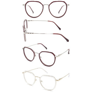 Fashion Acetate Injection  hot selling  gllasses with metal temple