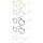 Acetate round shape hot selling glasses with metal temple