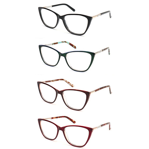 Acetate hot selling  optical frame with diamond decoration