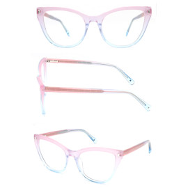 Acetate hot selling  progressive color optical frame