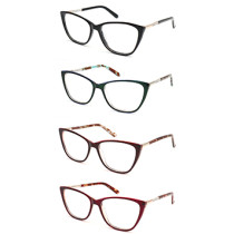 New model cat eye women acetate optical frame glasses