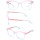 Hot selling cat eye progressive clear women acetate optical frame glasses