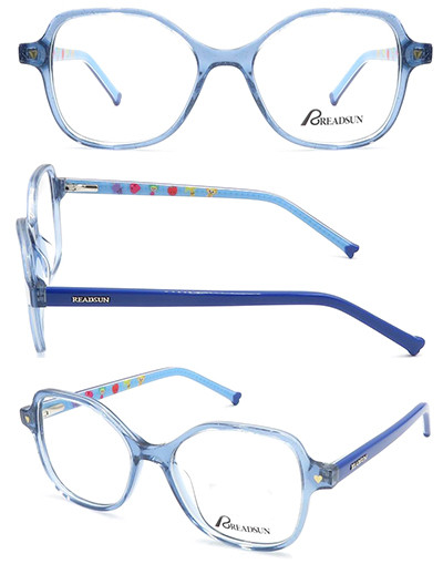 New model Kids acetate optical frame glasses with 3D