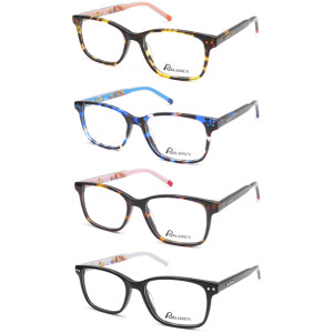 demi  Kids acetate optical frame glasses with metal spring hinge