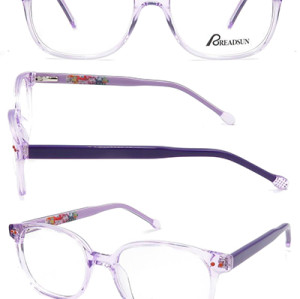 Fancy  Kids acetate optical frame glasses with beatiful printing