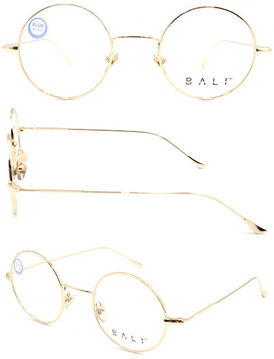 Round shape adult metal gold Optical Frame with high quality