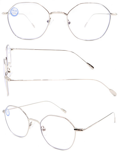 Round shape adult metal gold Optical Frame with high quality