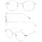 Round shape adult metal gold Optical Frame with high quality