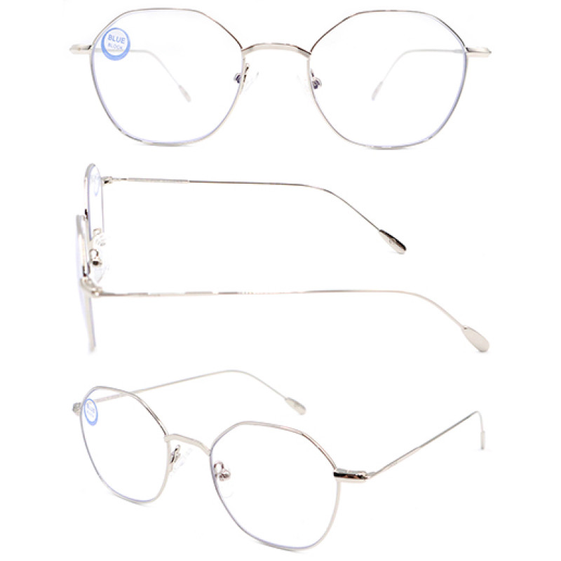 Round shape adult metal gold Optical Frame with high quality
