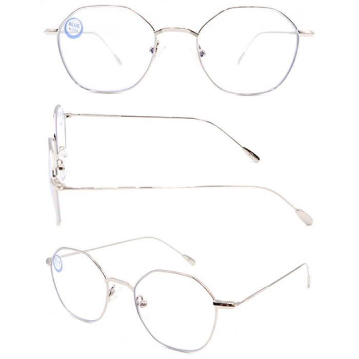 Round shape adult metal gold Optical Frame with high quality