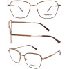 special shape adult metal   optical frame with acetate temple