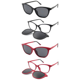 UtEM Clip on optical frame with polarized lens