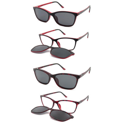 Light weight Clip on optical frame with polarized lens Support customization