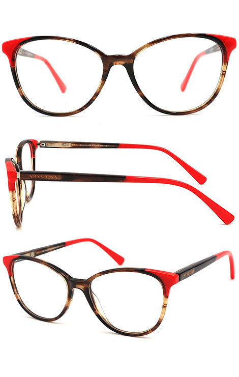 Best selling acetate optical frame with conbination material Support customization