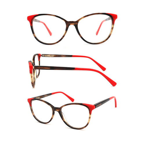 Best selling acetate optical frame with conbination material