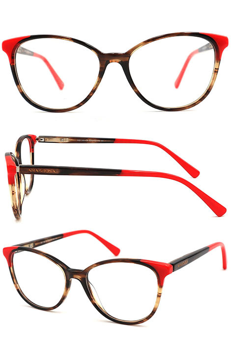 Best selling acetate optical frame with conbination material