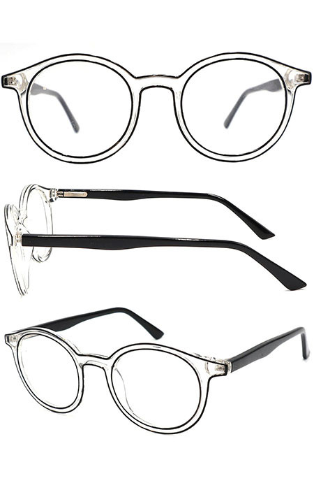 New arrival cp optical frame with plastic spring hinge Support customization